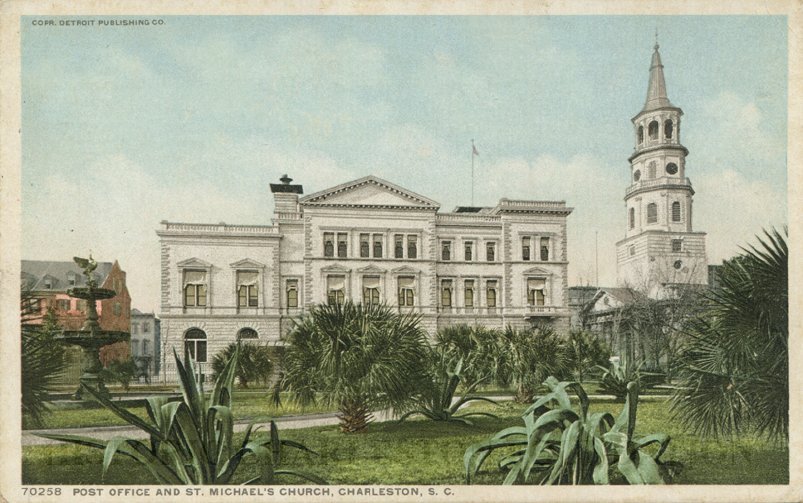 Post Office and St. Michael's Church, Charleston, S.C. | Photography ...